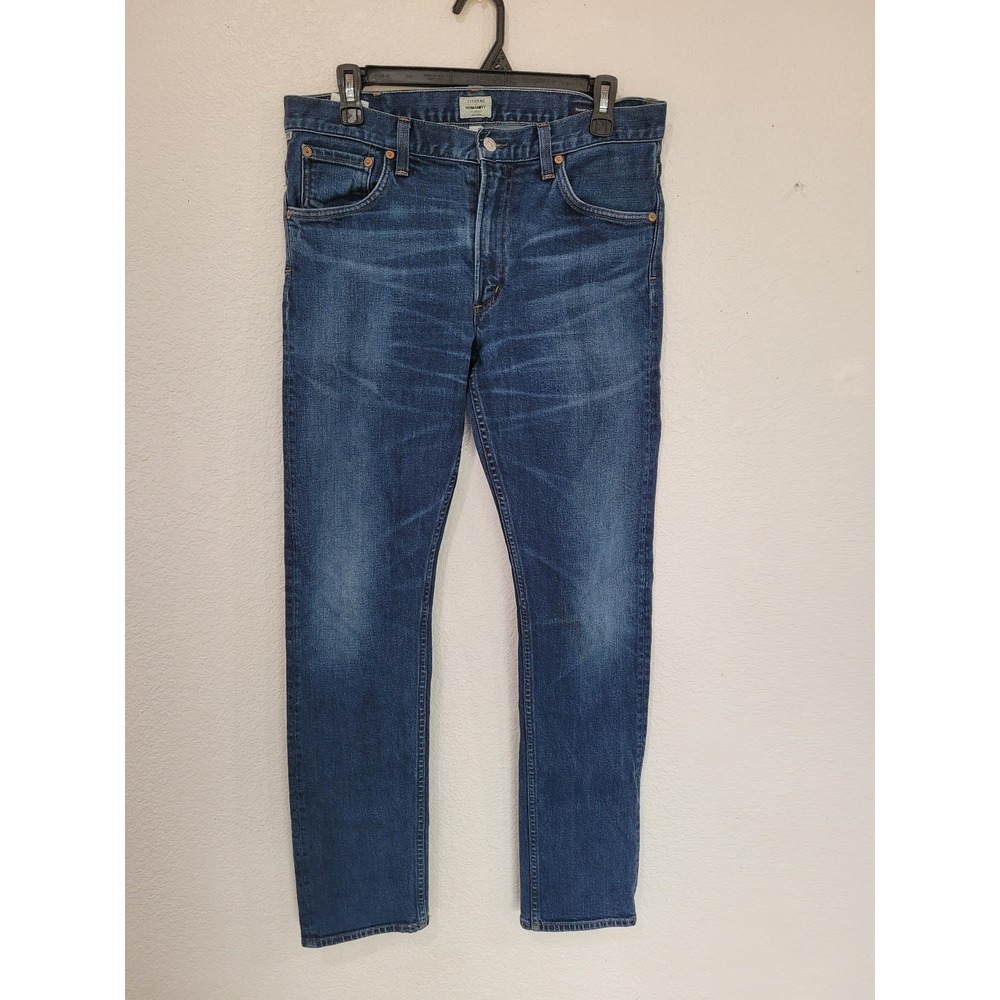 Citizens of Humanity Bowery Pure Slim Jeans Men 32 Blue Indigo 6103B-802 USA #9
